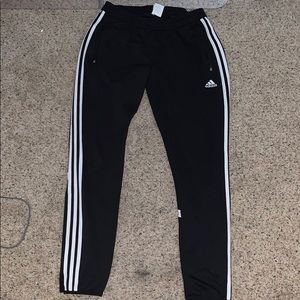 Adidas 3 stripe joggers